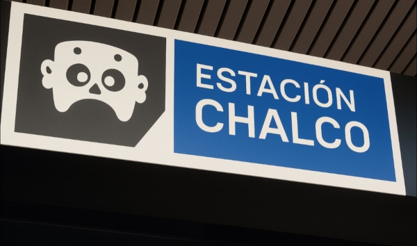 Logo de la estación Chalco del Trolebús