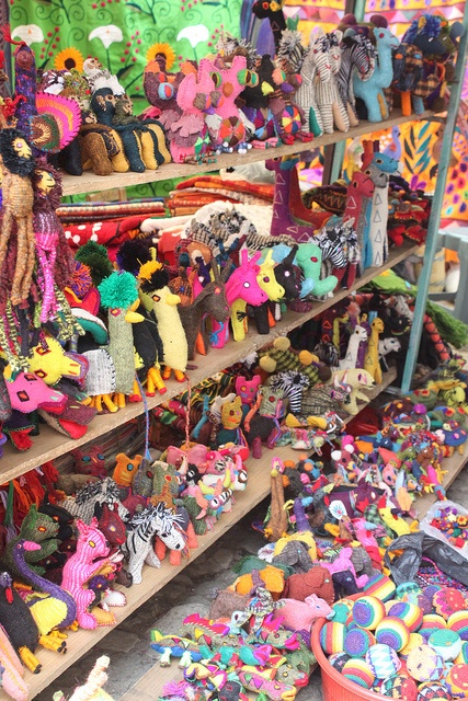 Peluches artesanales de Chiapas. Pinterest.