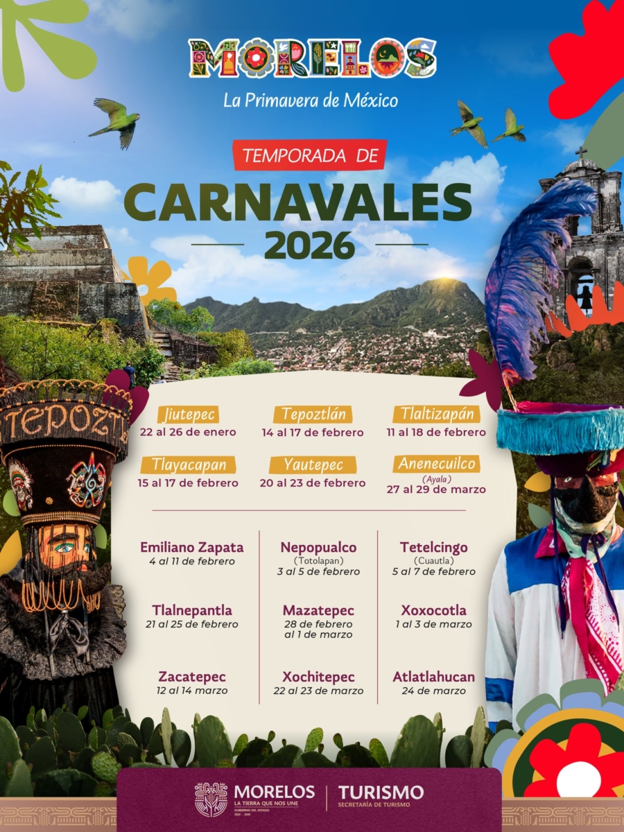 Carnavales de Morelos 2026