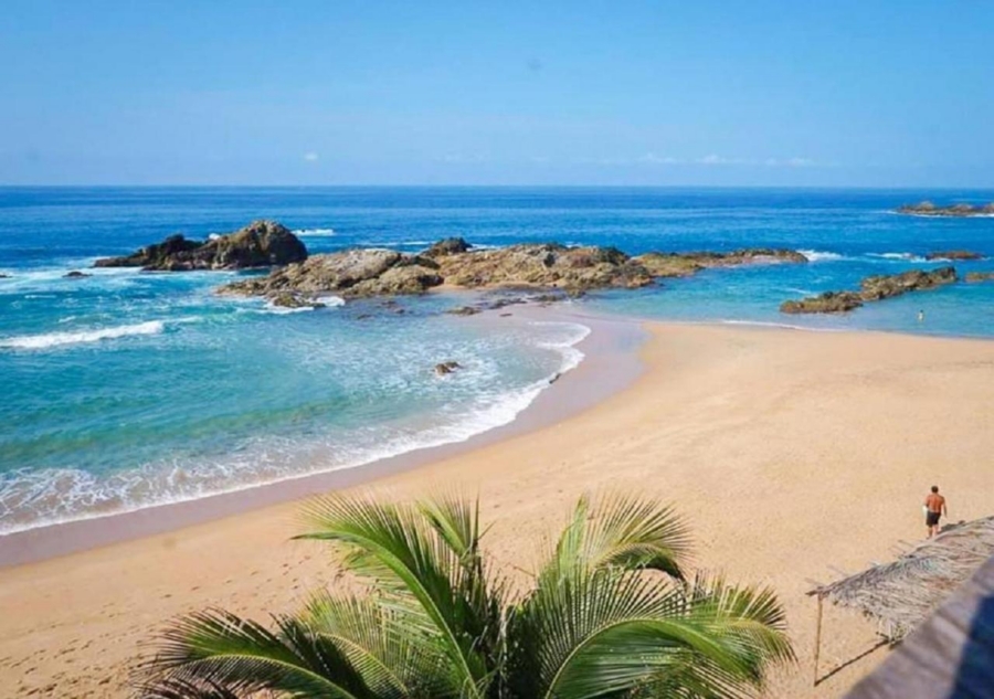 la playa en San Agustinillo