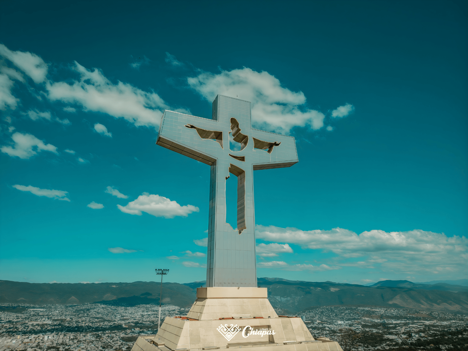 El coloso de 64 metros que vigila Tuxtla Gutiérrez