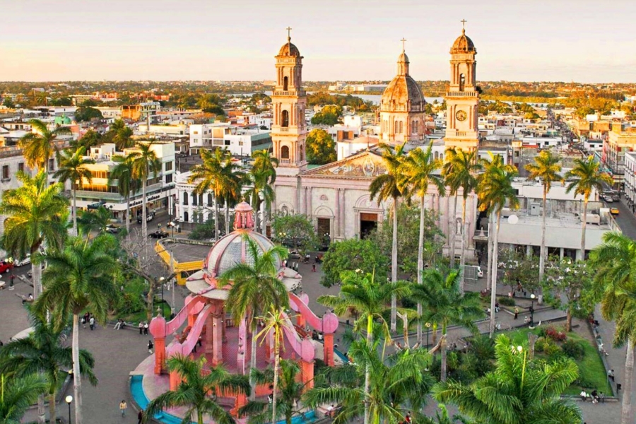 vista panorámica del centro histórico de Tampico