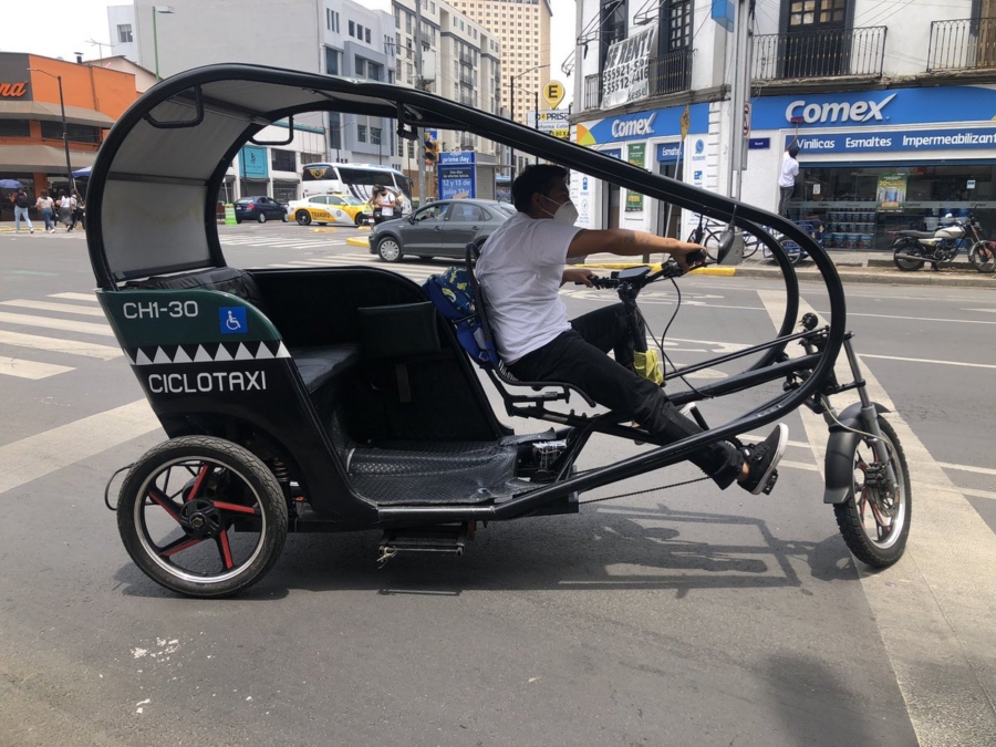 Los ciclotaxis representan una fuente de ingreso para muchas personas. X: @xtrevi