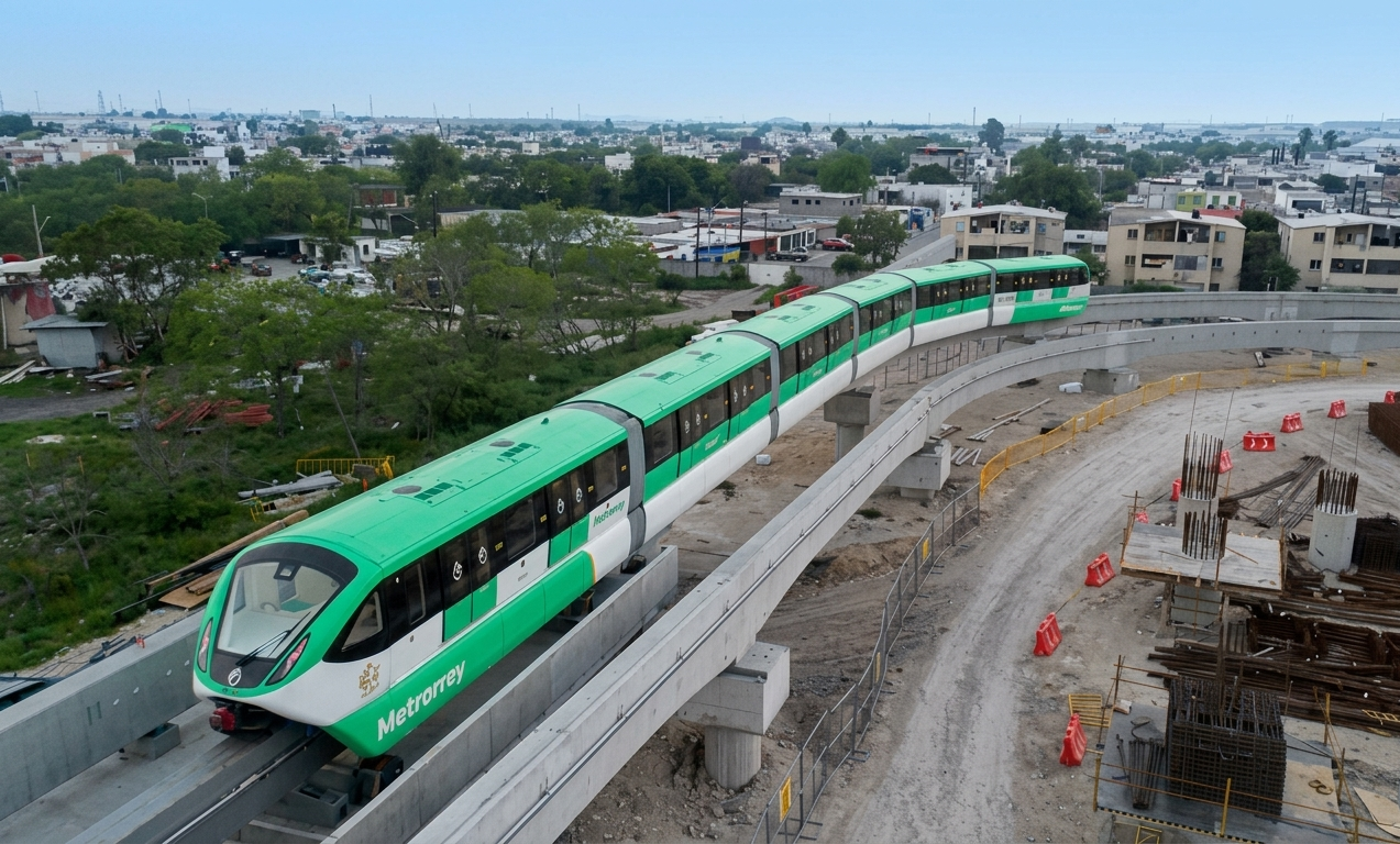 Monorriel de Monterrey inicia periodo de pruebas