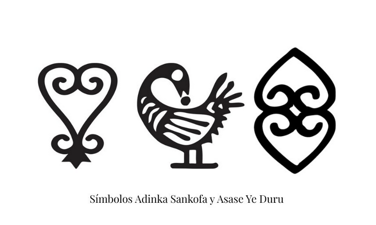 El Sankofa pertenece al sistema visual Adinkra, desarrollado por pueblos akan del actual Ghana y regiones vecinas de África occidental. Pinterest.