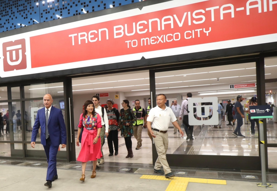 La ruta al AIFA completa contempla 12 estaciones. Facebook Secretaría de Infraestructura, Comunicaciones y Transportes.