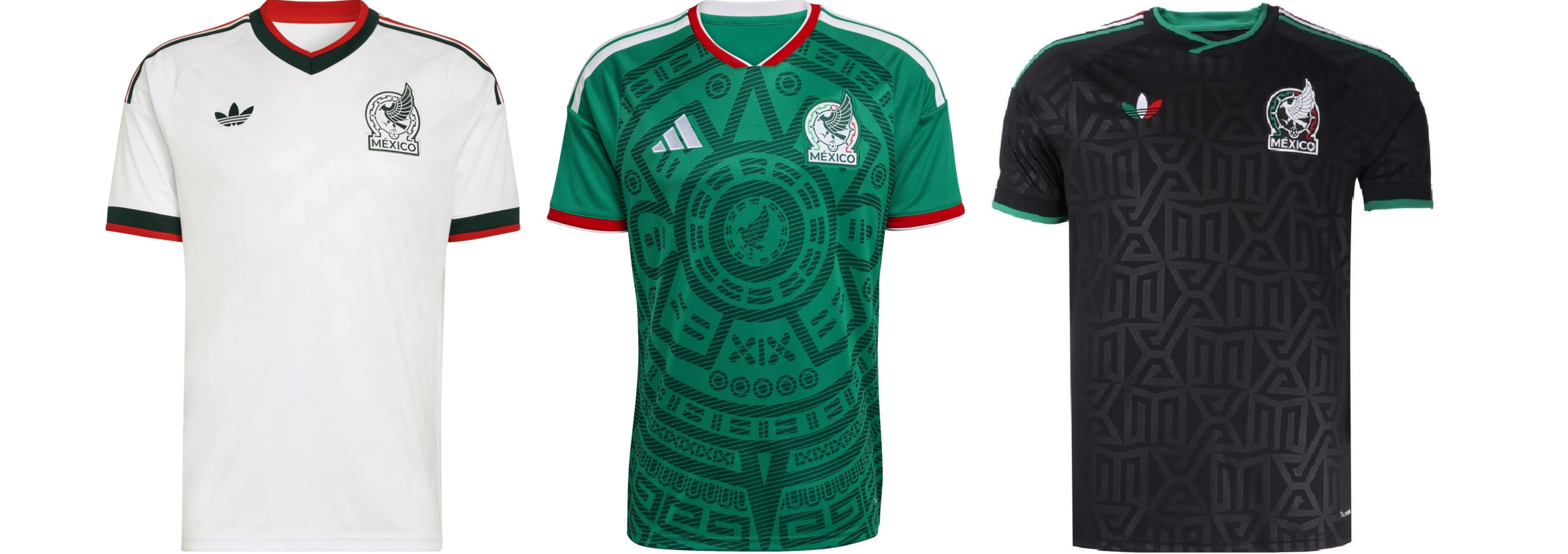 Conoce los tres uniformes de la Selección Mexicana para la Copa Mundial de la FIFA 2026