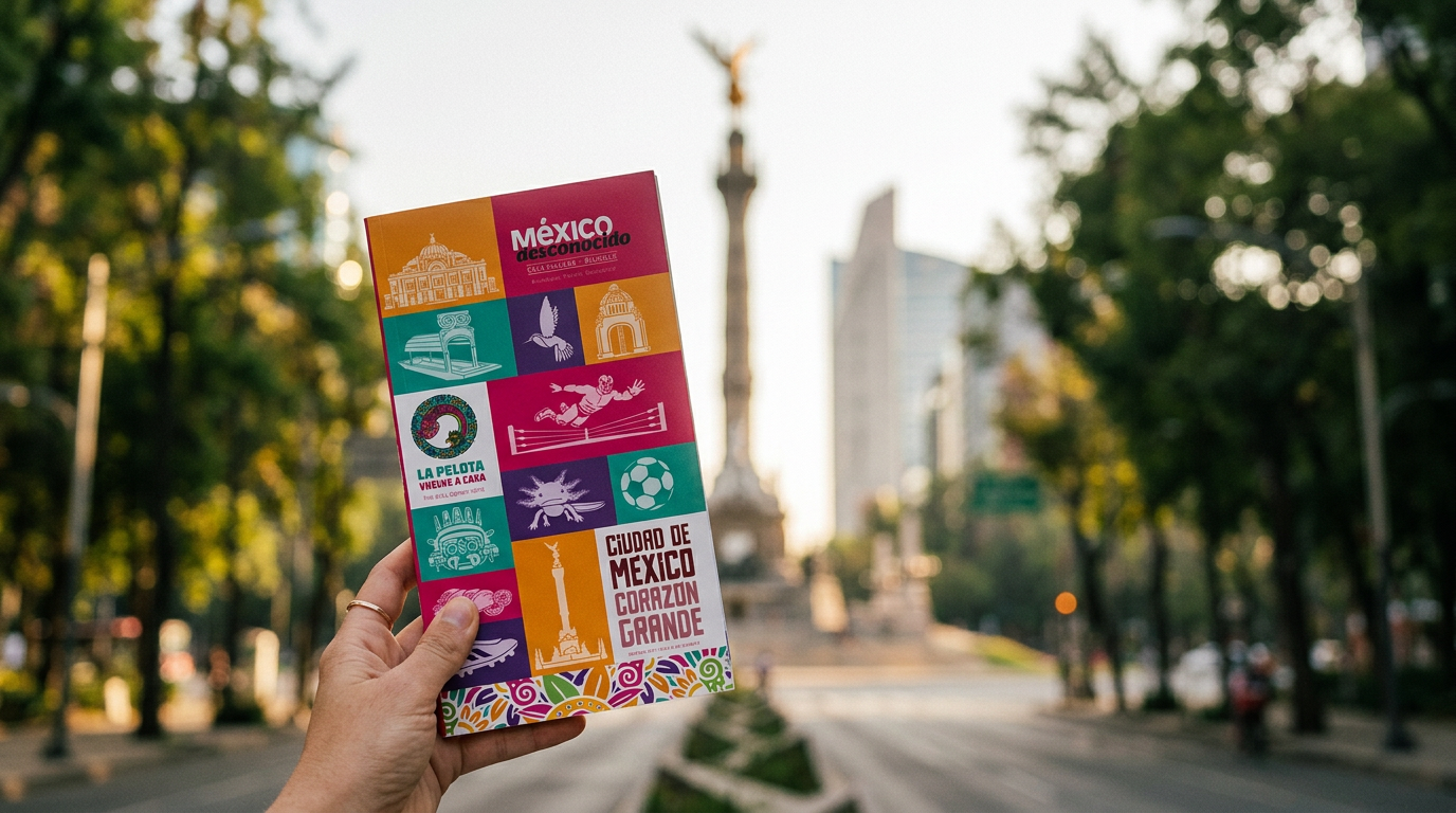 Conoce la nueva guía viajera bilingüe ‘Ciudad de México Corazón Grande’