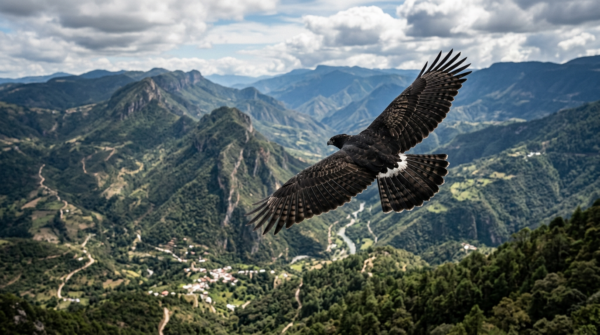 águila tirana en la Sierra Gorda