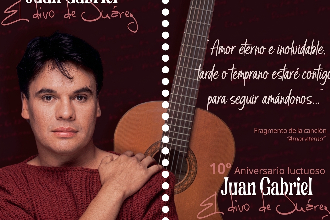 Sepomex lanza una estampilla de Juan Gabriel